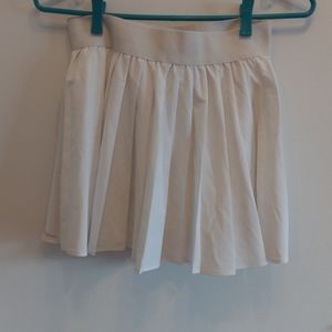 White Tennis Skort